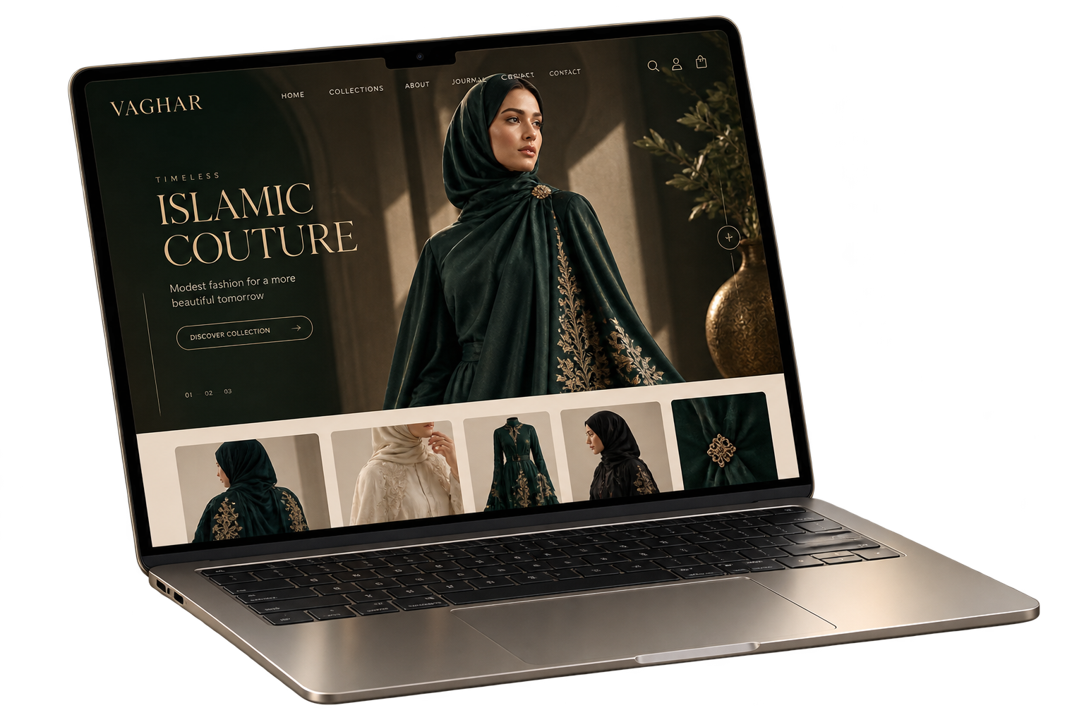 طراحی سایت مزون VAGHAR